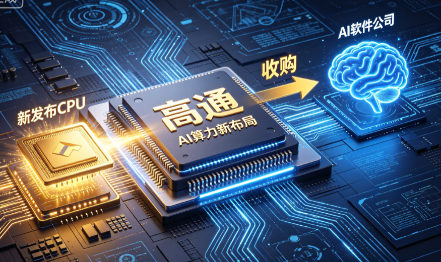 高通AI算力新布局：发布CPU并收购AI软件公司