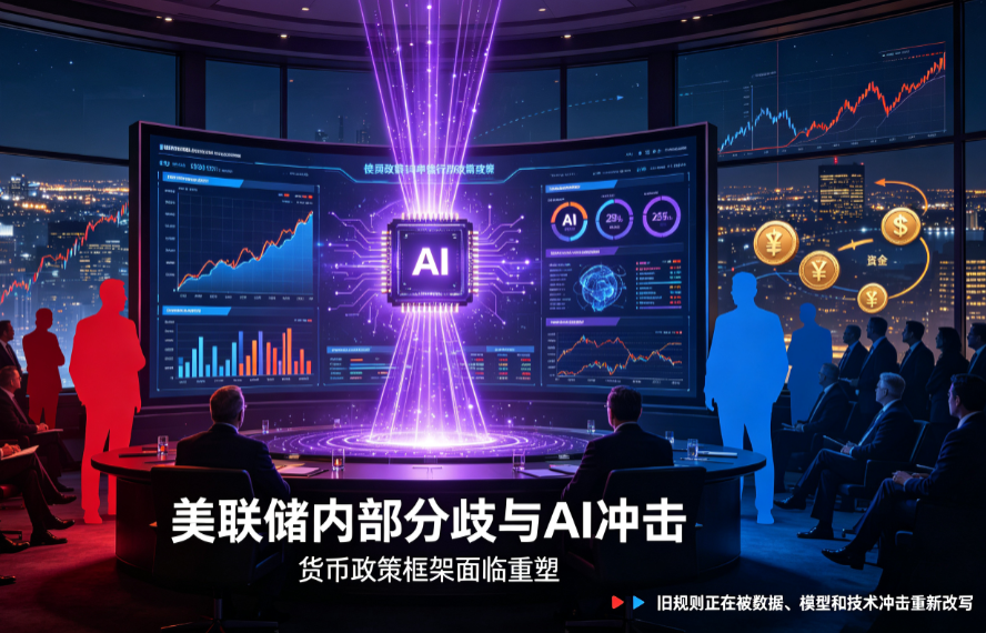 美联储内部分歧与AI冲击：政策框架面临重塑